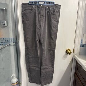 Frame Denim Men's Straight-Leg Jeans in Charcoal Gray